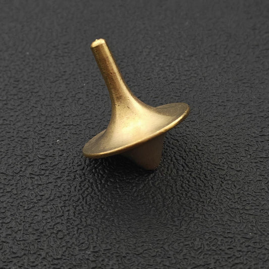 Solid Brass Gyroscope — Desk Fidget Spinner Collectible