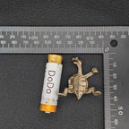 Brass Turtle Incense Holder – Handcrafted Miniature Zen Collectible
