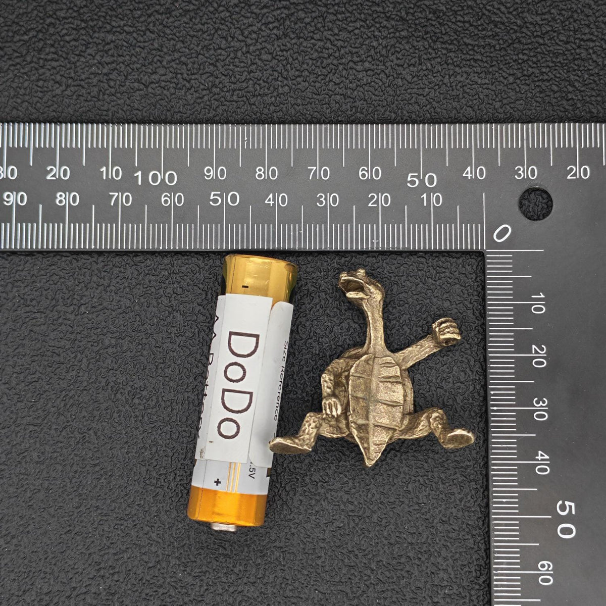 Brass Turtle Incense Holder – Handcrafted Miniature Zen Collectible