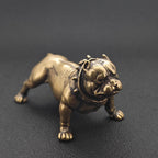 Brass Bulldog Figurine – Heavyweight Handcrafted Dog Collectible