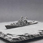 Soviet Nuclear Missile Cruiser Miniature – Cold War Naval Warship Scale Model Collectible