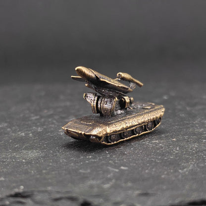 Brass E-100 Rhein Daughter V1 Missile Tank — Micro-Scale Military Miniature for Diorama and Display
