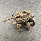 Six-Legged Spider Tank Brass Miniature – Sci-Fi Combat Vehicle Diorama Collectible