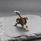 Brass Turtle Incense Holder – Handcrafted Miniature Zen Collectible