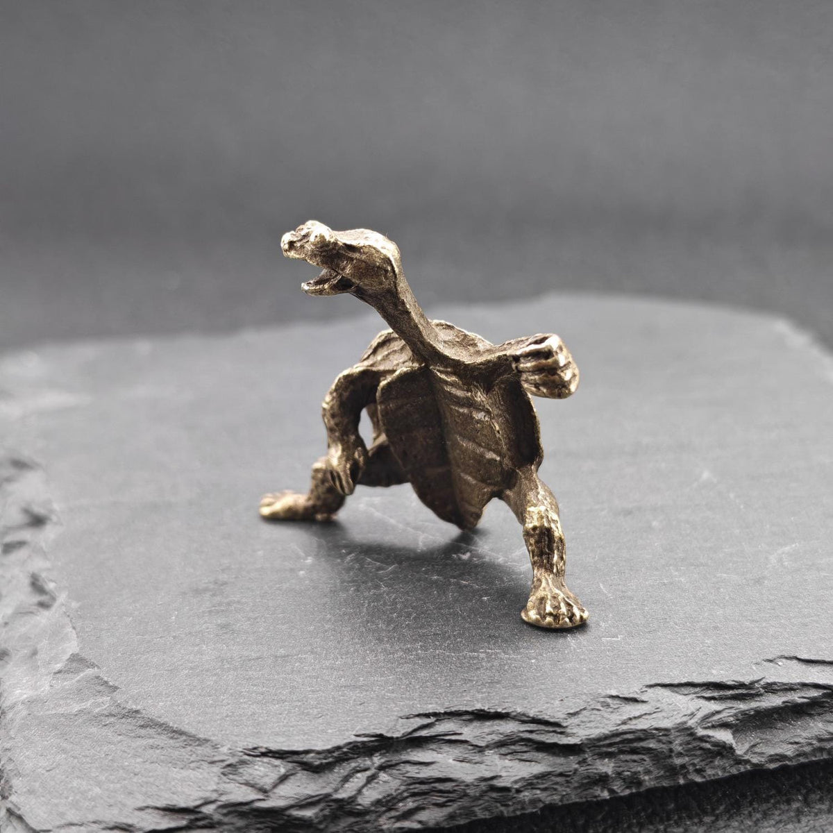 Brass Turtle Incense Holder – Handcrafted Miniature Zen Collectible