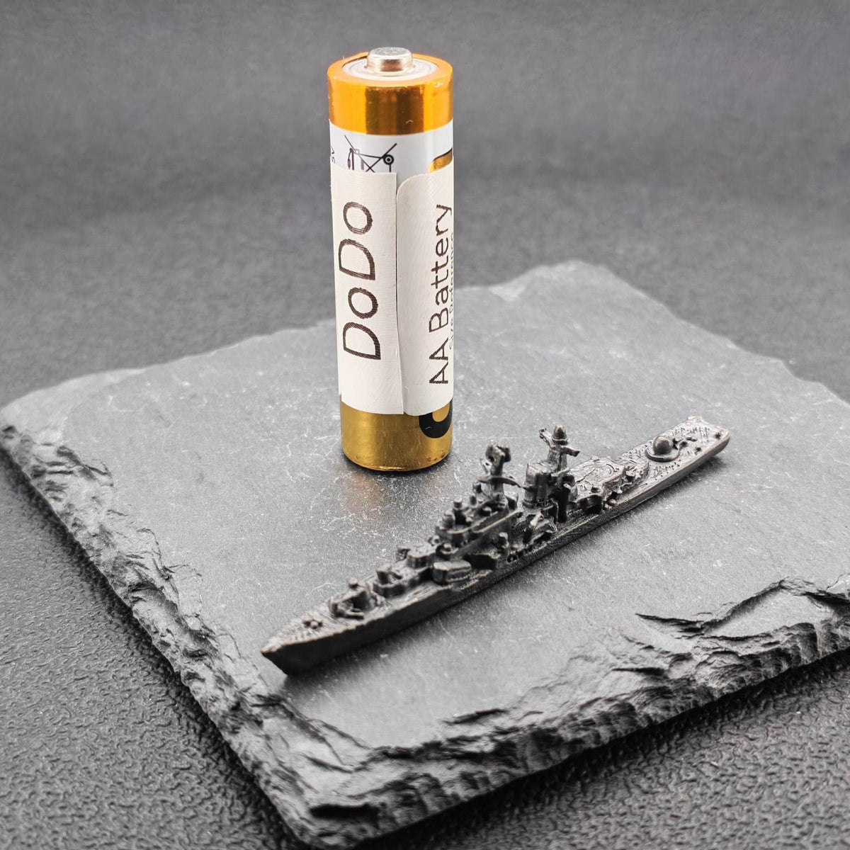 Soviet Nuclear Missile Cruiser Miniature – Cold War Naval Warship Scale Model Collectible