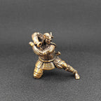 Brass Samurai Incense Holder – Handcrafted Japanese Warrior Sculpture