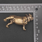 Brass Bulldog Figurine – Heavyweight Handcrafted Dog Collectible