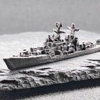 Soviet Nuclear Missile Cruiser Miniature – Cold War Naval Warship Scale Model Collectible
