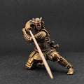 Brass Samurai Incense Holder – Handcrafted Japanese Warrior Sculpture