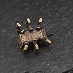 Six-Legged Spider Tank Brass Miniature – Sci-Fi Combat Vehicle Diorama Collectible