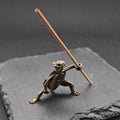 Brass Turtle Incense Holder – Handcrafted Miniature Zen Collectible
