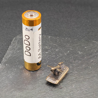 Brass E-100 Rhein Daughter V1 Missile Tank — Micro-Scale Military Miniature for Diorama and Display