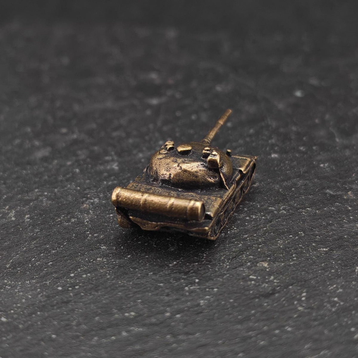 Brass Type 59 Tank Miniature — Micro-Scale Military Collectible for Diorama and Display