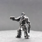 Built for War — Heavily Armoured Space Warrior Brass Miniature