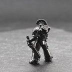 Built for War — Heavily Armoured Space Warrior Brass Miniature