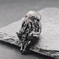 Cthulhu Infant Thinker — Aged Brass Miniature Figurine