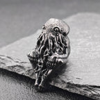 Cthulhu Infant Thinker — Aged Brass Miniature Figurine