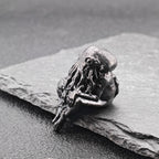 Cthulhu Infant Thinker — Aged Brass Miniature Figurine