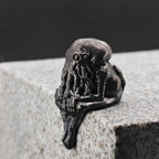 Cthulhu Infant Thinker — Aged Brass Miniature Figurine