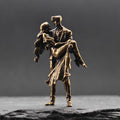 The Way He Holds Her — Brass Couple Figurine