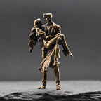 The Way He Holds Her — Brass Couple Figurine