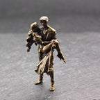 The Way He Holds Her — Brass Couple Figurine