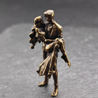 The Way He Holds Her — Brass Couple Figurine