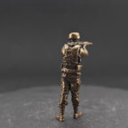 Modern Special Forces Brass Figurines – Handcrafted Mini Soldier Collectibles