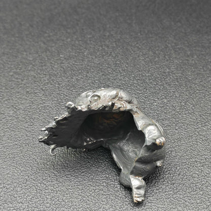 Black Oxidised Brass Baby Cthulhu Figurine | Handcast Octopus Monster Collectible | Desk & Shelf Decor