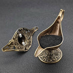 Brass Aladdin’s Lamp Incense Holder – Handcrafted Decorative Ornament