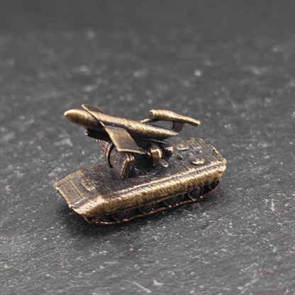 Brass E-100 Rhein Daughter V1 Missile Tank — Micro-Scale Military Miniature for Diorama and Display