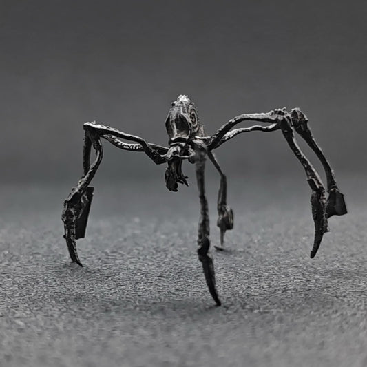 Miniature Brass Spider Figurine – Tiny Desk Sculpture & Collector Accent