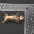 Brass Bulldog Figurine – Heavyweight Handcrafted Dog Collectible