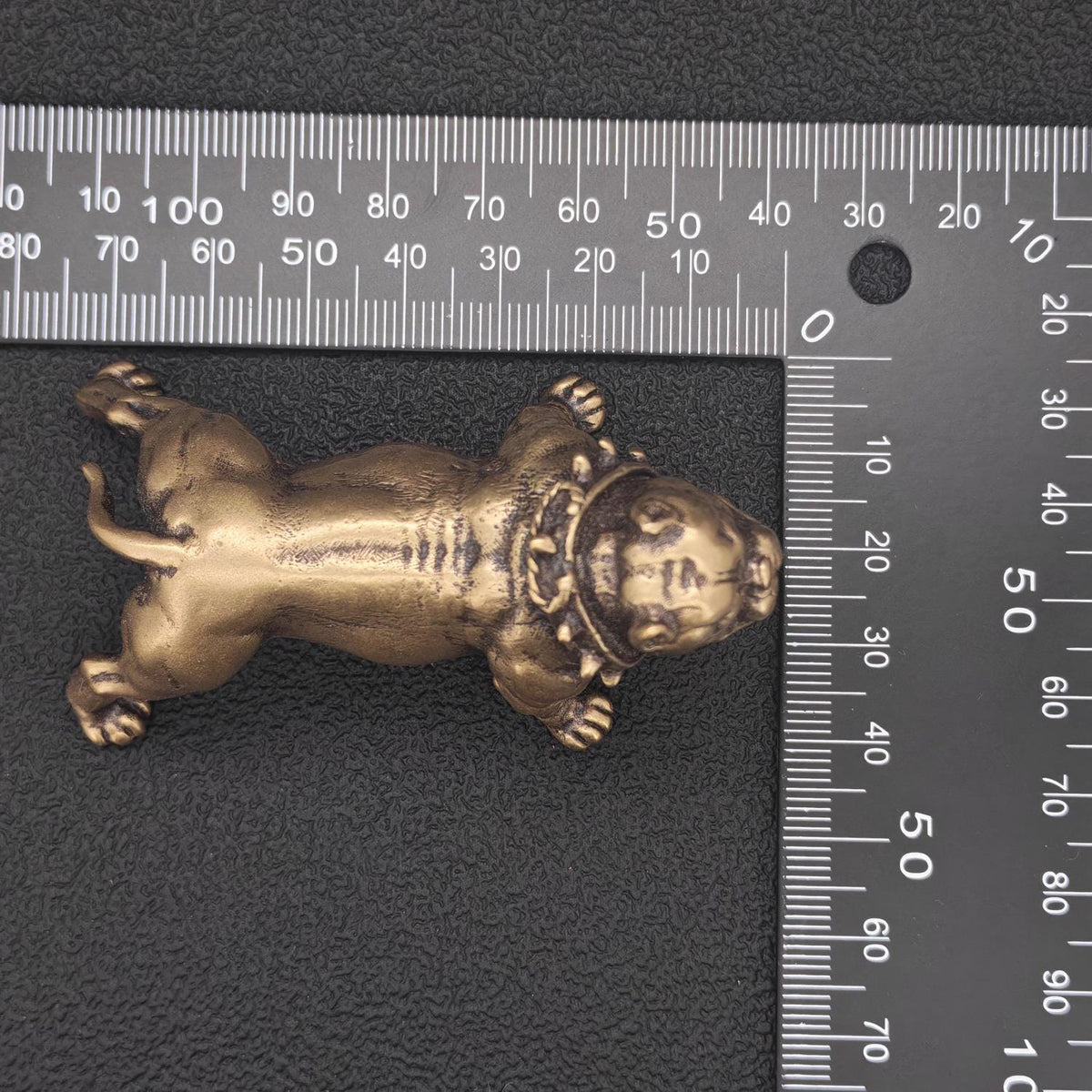 Brass Bulldog Figurine – Heavyweight Handcrafted Dog Collectible