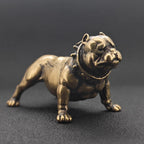 Brass Bulldog Figurine – Heavyweight Handcrafted Dog Collectible