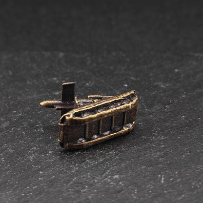 Brass E-100 Rhein Daughter V1 Missile Tank — Micro-Scale Military Miniature for Diorama and Display