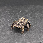 Six-Legged Spider Tank Brass Miniature – Sci-Fi Combat Vehicle Diorama Collectible