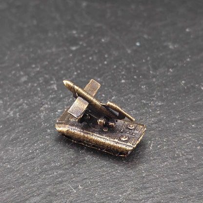 Brass E-100 Rhein Daughter V1 Missile Tank — Micro-Scale Military Miniature for Diorama and Display