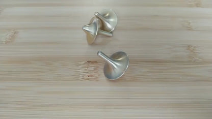 Solid Brass Gyroscope — Desk Fidget Spinner Collectible