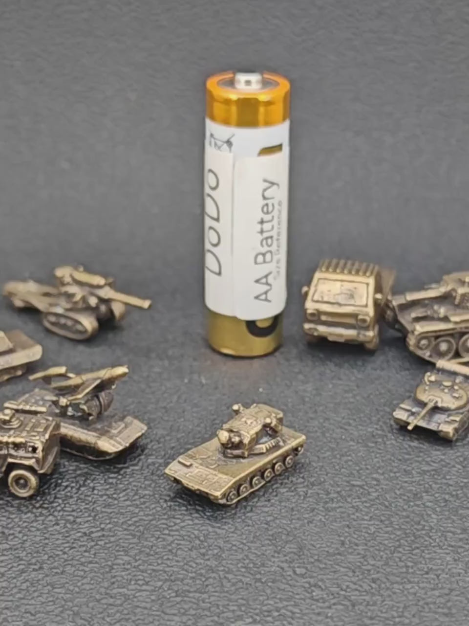 Brass 425 Self-Propelled Air Defense System — Micro-Scale Military Miniature for Diorama and Display