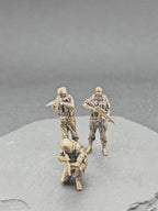 Modern Special Forces Brass Figurines – Handcrafted Mini Soldier Collectibles