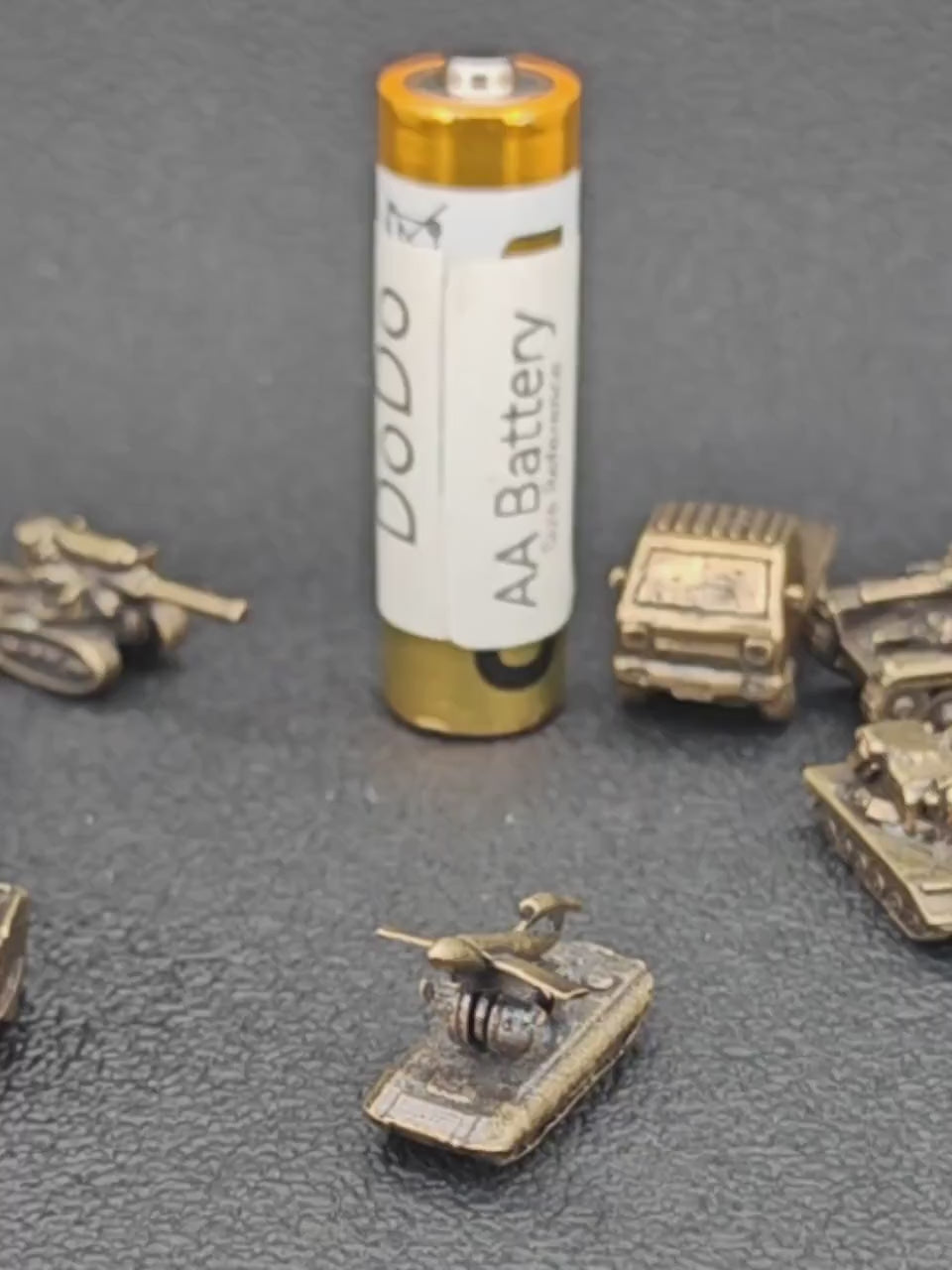 Brass E-100 Rhein Daughter V1 Missile Tank — Micro-Scale Military Miniature for Diorama and Display