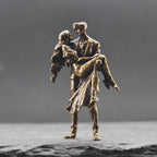 The Way He Holds Her — Brass Couple Figurine
