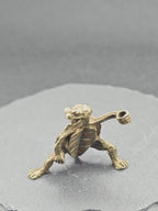 Brass Turtle Incense Holder – Handcrafted Miniature Zen Collectible