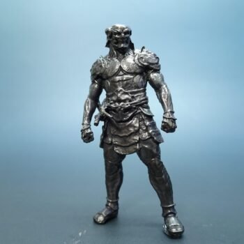 Alternative view of Handcrafted Brass Dark Warrior Figurine | Brass Ninja Figurine | Unique Collectible