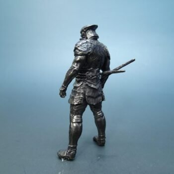 Handcrafted Brass Dark Warrior Figurine | Brass Ninja Figurine | Unique Collectible