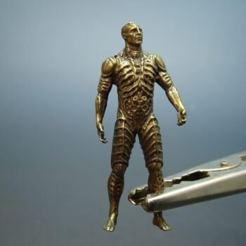 Unique Brass Prometheus Engineer - 35mm Iconic Pose, Metal Knick-Knack