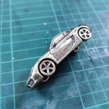 Alternative view of Vintage Brass Car Figurine Handcrafted Miniature Model for Desk and Home Decor