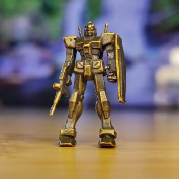 Brass Miniature Gundam Mobilesuite  | Mini Robot Figure - Model Ornaments Mecha Decoration